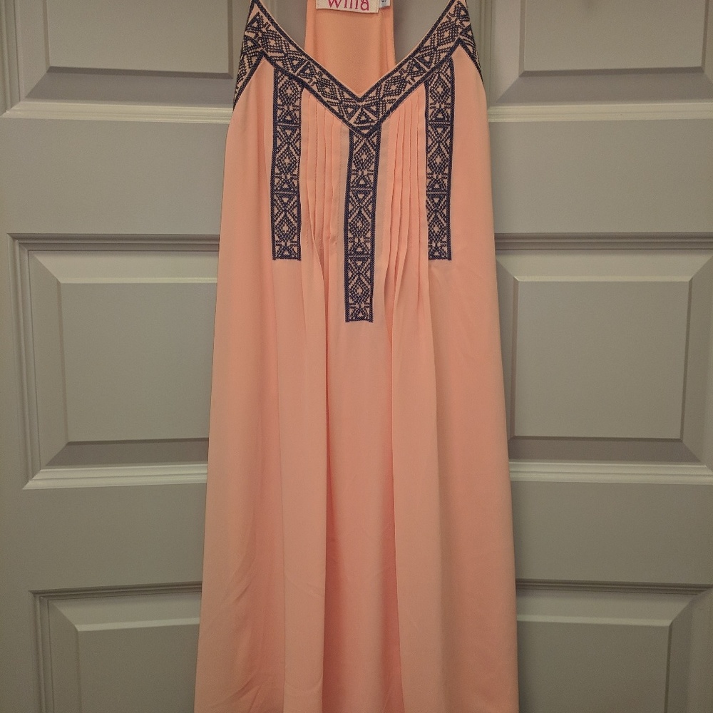 Peach Dress from Willa Boutique